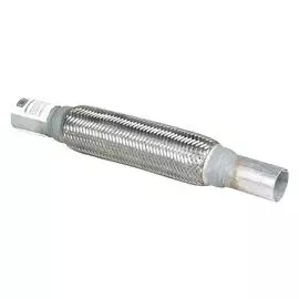 Переходник 40/45 L=400 под хомут с виброкомпенсатором 45х250 (нержавеющая алюминизированная сталь) TRIALLI