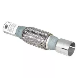 Переходник 45/50 L=300 под хомут с виброкомпенсатором 45х150 (нержавеющая алюминизированная сталь) TRIALLI
