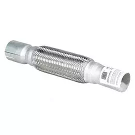 Переходник 45/50 L=350 под хомут с виброкомпенсатором 45х200 (нержавеющая алюминизированная сталь) TRIALLI