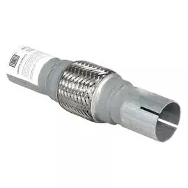 Переходник 50/50 L=250 под хомут с виброкомпенсатором 50х100 (нержавеющая алюминизированная сталь) TRIALLI