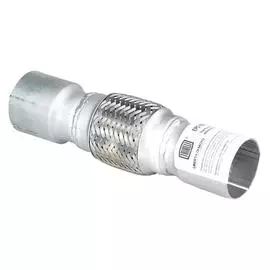 Переходник 55/60 L=250 под хомут с виброкомпенсатором 50х100 (нержавеющая алюминизированная сталь) TRIALLI