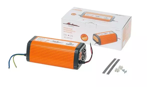 Преобразователь напряжения импульсный 24-12В, 40 Ампер AIRLINE