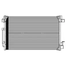 Радиатор кондиционера Teana J32 (08-) LUZAR