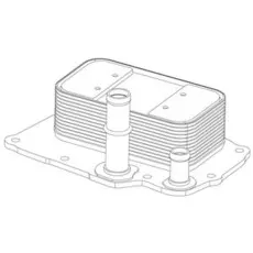 Радиатор масляный для автомобилей New Actyon/Korando C (10-) 2.0D LUZAR
