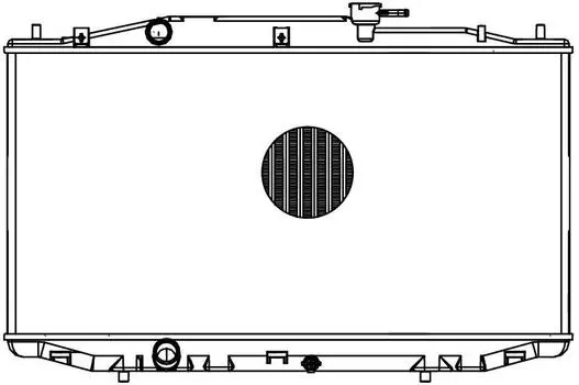 Радиатор охлаждения для автомобилей Breez (07-) 1.3i/1.6i LUZAR