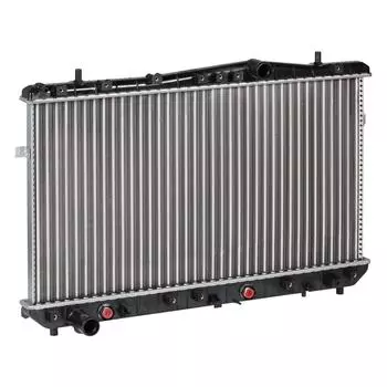 Радиатор охлаждения для автомобилей Lacetti (04-) 1.6i/1.8i AT (сборный) LUZAR