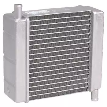Радиатор отопителя для тракторов МТЗ-80/82 (алюминиевый, трубки в разные стороны) LUZAR
