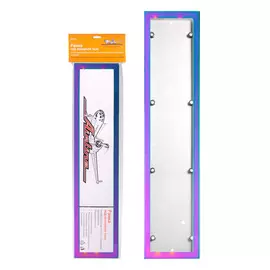 Рамка под номерной знак, антивандальная, металл, гальваника, разноцветная AIRLINE