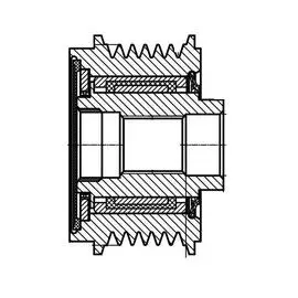 Ролик генератора (обгонная муфта) для автомобиля Audi A4 (15-) 1.8i/2.0i TRIALLI