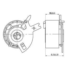 Ролик ГРМ натяжной для автомобилей Land Rover Freelander (06-) 2.2d TRIALLI