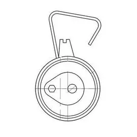 Ролик ГРМ натяжной для автомобилей Land Rover Freelander (97-) 1.8i TRIALLI