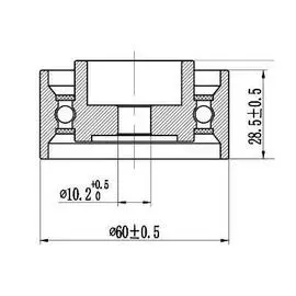 Ролик ГРМ опорный для автомобилей Mazda 626 (87-) 2.0i TRIALLI