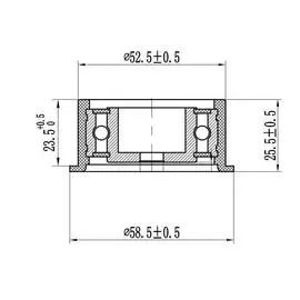 Ролик ГРМ для автомобилей Opel Astra G (98-) 1.4i/1.6i/1.8i (опор.) (CM 2101) TRIALLI
