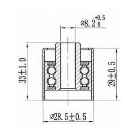 Ролик ГРМ опорный для автомобилей Skoda Octavia (04-) 2.0i TRIALLI