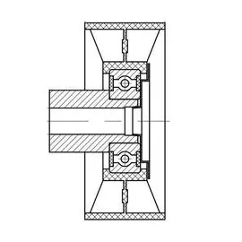 Ролик привод. ремня для автомобилей Ford Transit (06-) 2.4d (опорный ролик) (CM 5348) TRIALLI