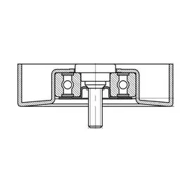 Ролик приводного ремня для автомобилей Audi A4 (00-) 1.6i/1.8i/2.0i TRIALLI