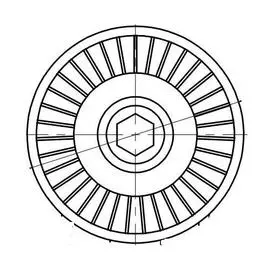 Ролик приводного ремня для автомобилей Opel Vectra C (02-) 2.0i/2.2i TRIALLI