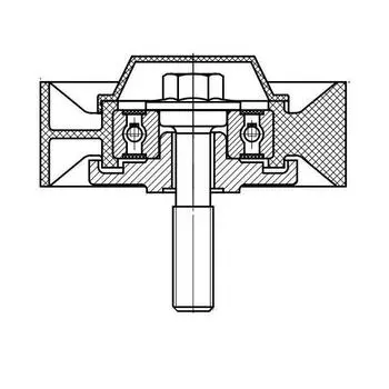 Ролик приводного ремня для автомобилей Skoda Fabia (10-) 1.2i TRIALLI