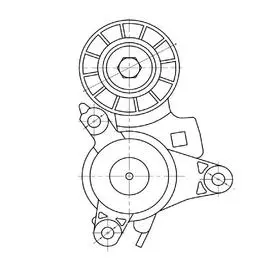 Ролик привод. ремня для автомобилей Peugeot 307 (00-) 2.0i 16V (с натяж. мех.) (CM 5350) TRIALLI