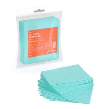 Салфетки вискозные зеленые 10 шт. (34*30см) AIRLINE