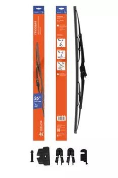 Щетка стеклоочистителя 650 мм (26") каркасная грузовая AIRLINE