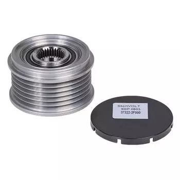 Шкив с обгонной муфтой генератора для автомобилей Hyundai Santa Fe II (06-)/Kia Sportage (10-) 2.0D StartVolt