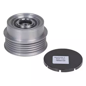 Шкив с обгонной муфтой генератора для автомобилей Mitsubishi Outlander II (06-)/Lancer X (07-) 1.8i/2.0i StartVolt