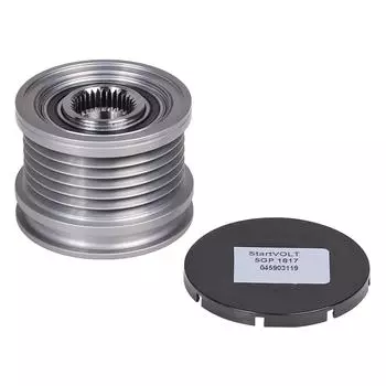 Шкив с обгонной муфтой генератора для автомобилей VAG Crafter (11-)/Amarok (10-)/Caddy (15-) 2.0TDi StartVolt