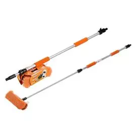 Швабра с насадкой для шланга, щеткой 20см и телескопической ручкой 100-150см AIRLINE