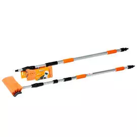 Швабра с насадкой для шланга, щеткой 25см и телескопической ручкой 160-300см AIRLINE