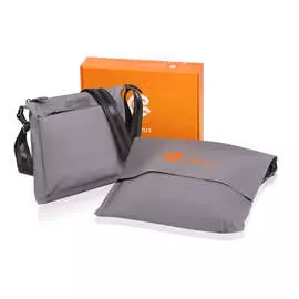 Сумка мужская серая (ткань) Carville Racing