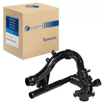 Термостат для автомобилей C (W205) (14-) [M274] (с корпусом и доп. патрубком; изогнутые трубки) LUZAR