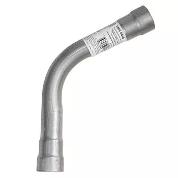 Труба с гибом развальцованная ступенчатая d=40, угол 60 (алюминизированная сталь) TRIALLI