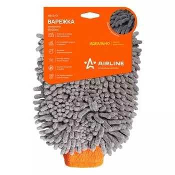 Варежка-шиншилла серый ворс (25*20 см) AIRLINE