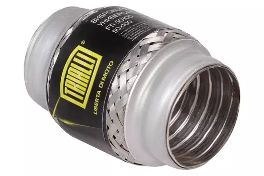 Виброкомпенсатор выхлопной трубы (Гофра) 50x100 InterLock (нерж. сталь) TRIALLI