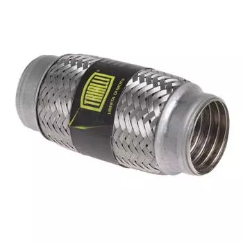 Виброкомпенсатор выхлопной трубы (Гофра) 50x150 InterLock (нерж. сталь) универсальная TRIALLI