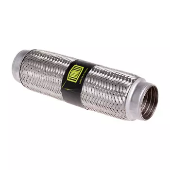 Виброкомпенсатор выхлопной трубы (Гофра) 50x250 InterLock (нерж. сталь) универсальная TRIALLI