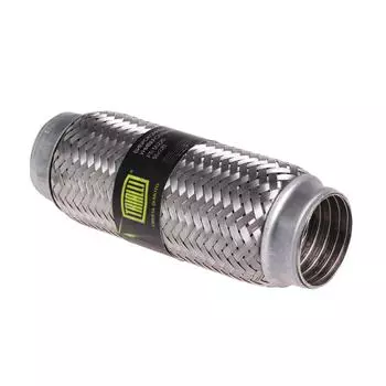 Виброкомпенсатор выхлопной трубы (Гофра) 55x220 InterLock (нерж. сталь) универсальная TRIALLI