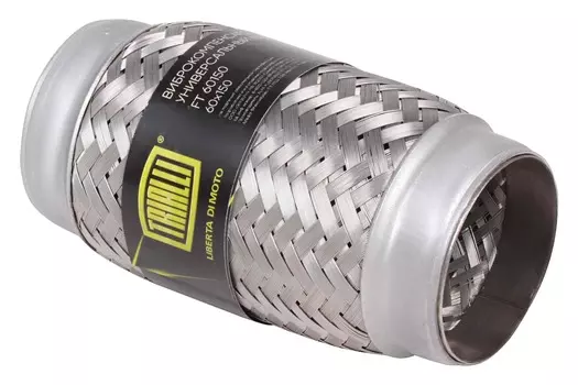 Виброкомпенсатор выхлопной трубы (Гофра) 60x150 InnerBraid (нерж. сталь) TRIALLI