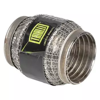 Виброкомпенсатор выхлопной трубы (Гофра) 64x100 Hydra/Wire Mesh (нерж. сталь) TRIALLI