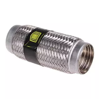 Виброкомпенсатор выхлопной трубы (Гофра) 64x200 InterLock (нерж. сталь) универсальная TRIALLI
