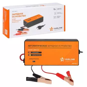 Зарядное устройство 5А 12В, автоматическое, импульсное (диодный индикатор) AIRLINE