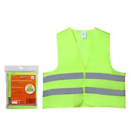 Жилет со световозвращающими полосами, взрослый, р. XL (65*65 см), желтый AIRLINE