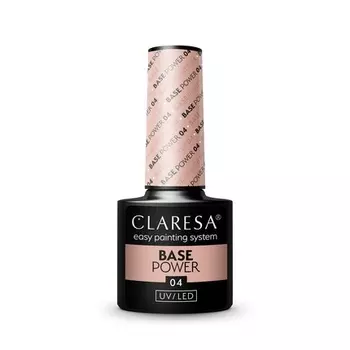 Базовое покрытие для ногтей Claresa 04 Power Base, 5 мл