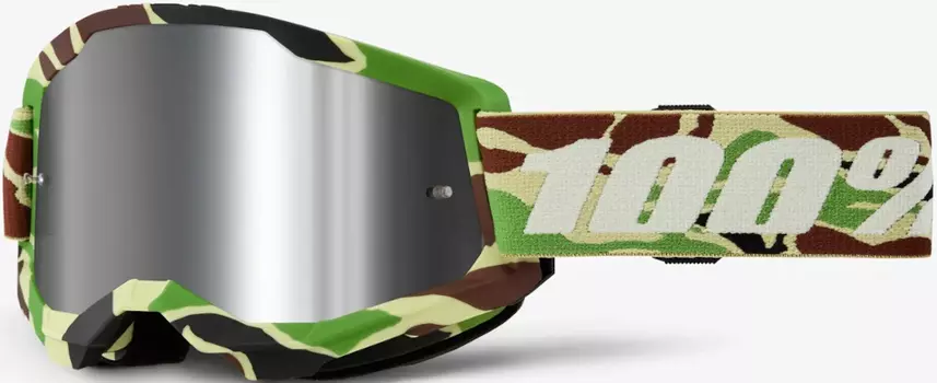 100% очки для мотокросса Strata 2 War Camo 1
