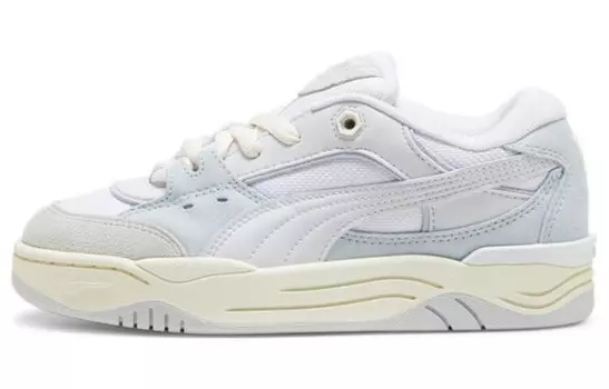 180 Скейтбордические кеды унисекс с низким верхом белый/серый Puma