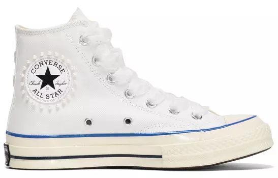 1970-е годы Кеды унисекс с высоким берцем желтого/белого цвета Converse