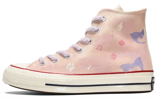 1970-е годы. Кеды унисекс с высоким берцем, лиловые Converse
