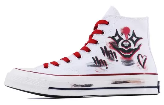 1970-е годы Кеды унисекс с высоким берцем красного цвета Converse