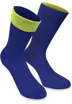 1 пара двухцветных носков normani, цвет Royalblau